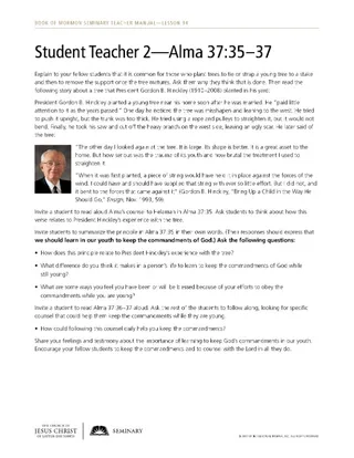 handout, student teacher 2