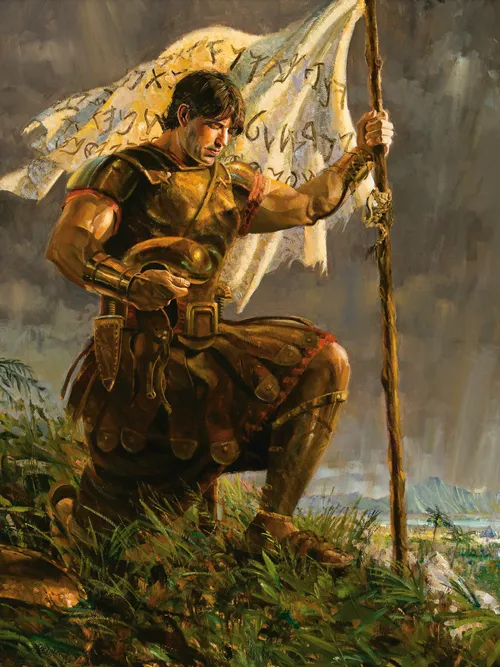 摩羅乃舉起自由旗幟