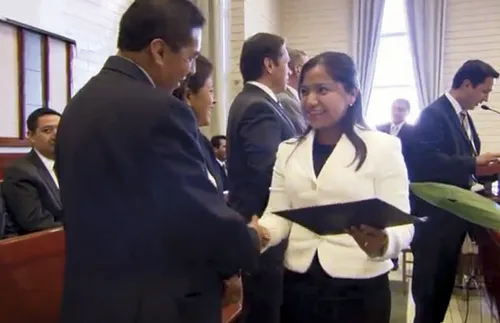 young adult at seminary graduation