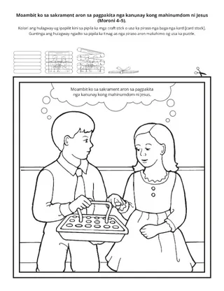 kalihokan nga pahina: Ako moambit sa sakramento aron sa paghinumdom ni Jesukristo