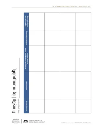 ուսուցման թերթիկ, Որոշել ինձ ուսուցանել