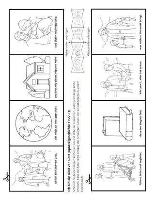 Seite mit der Aktivität: Ich bin ein Kind von Gott