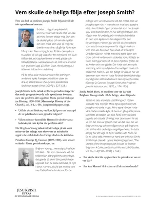 Vem skulle de heliga följa efter Joseph Smith?