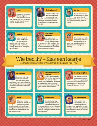 Who Am I—Pick a Card