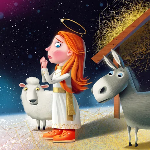 angel in Nativity play