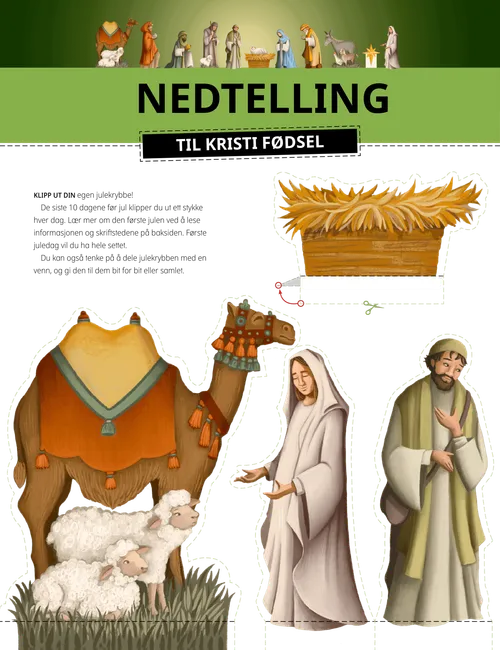 Christmas Nativity Countdown Activity