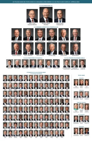 Siata o loo faaalia ai taitai o le Ekalesia.