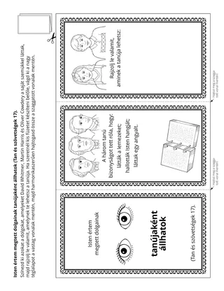 tevékenységi oldal: Isten tanújaként szolgálhatok