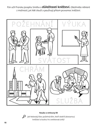 Priesthood Authority coloring page