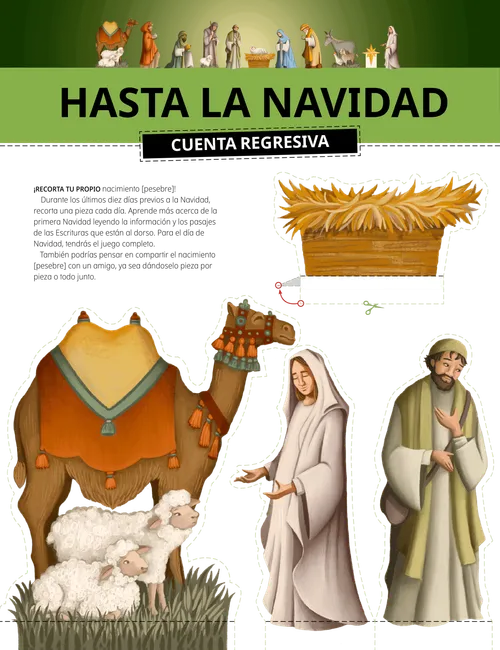 Christmas Nativity Countdown Activity