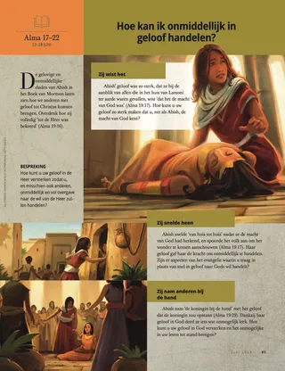 How can I act immediately with faith