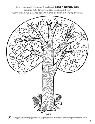 The Tree of Life coloring page