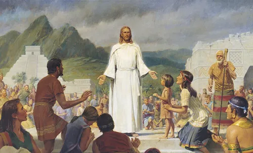 Jesus Christ with the Nephites