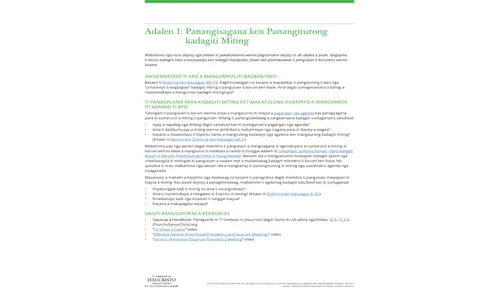 ladawan dagiti adalen iti panangidaulo