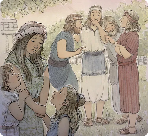 Alma talking with people