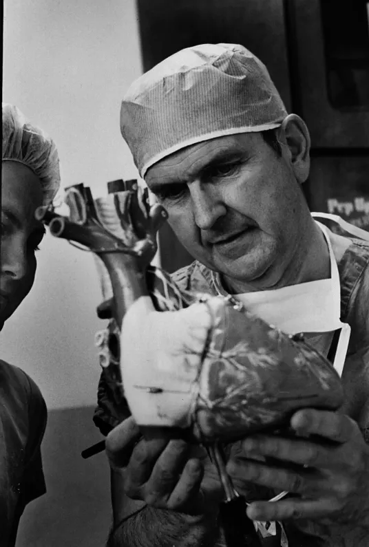 Russell M. Nelson during his medical career.