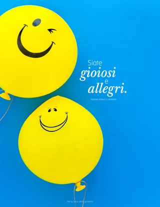palloncini con faccine sorridenti