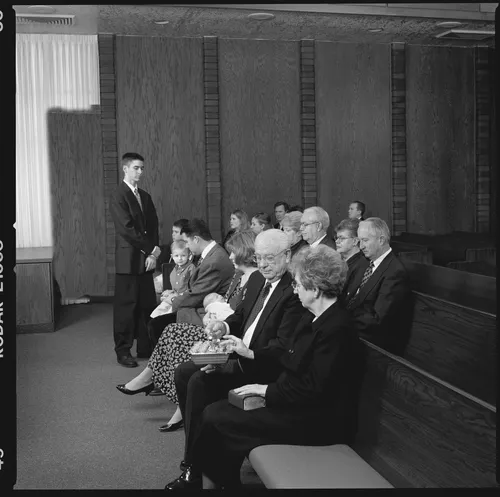 members partaking of sacrament