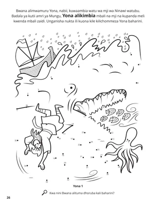 Jonah coloring page