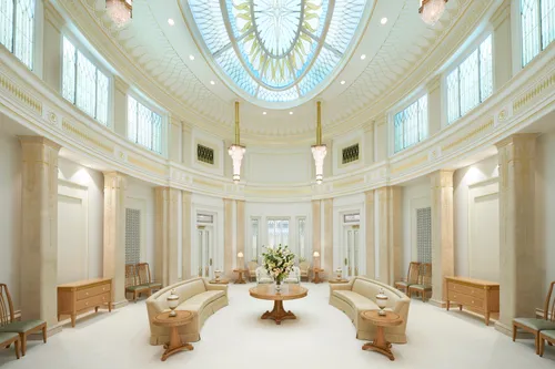 Celestial room in the Phoenix Arizona Temple.