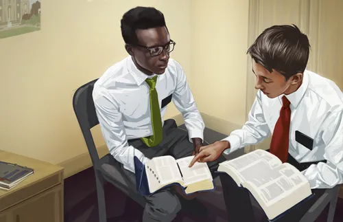 missionaries studying