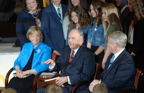 Face to Face with Elder Rasband, Sister Oscarson, and Brother Owen