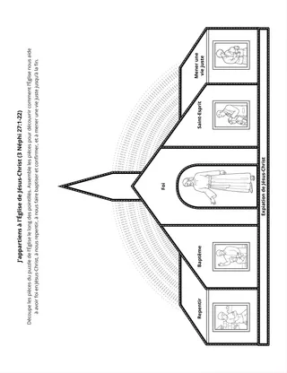page des activités : j’appartiens à l’Église de Jésus-Christ
