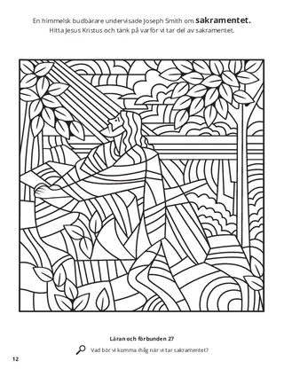 The Sacrament coloring page