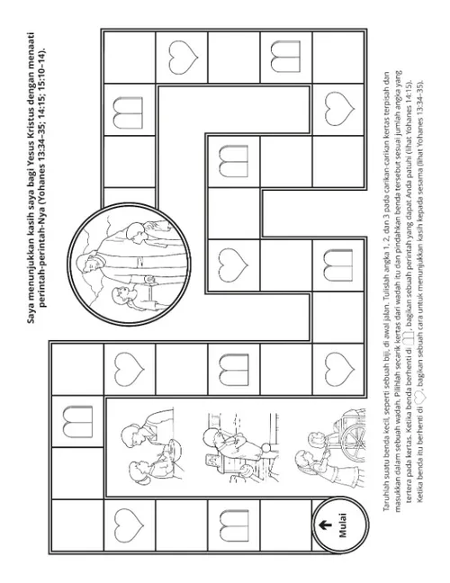halaman kegiatan: menaati perintah