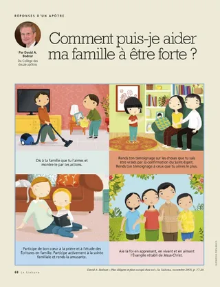 How can I help my family be strong