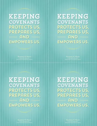 covenants card four-up