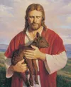 Christ carrying lamb