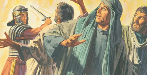 soldiers attacking people