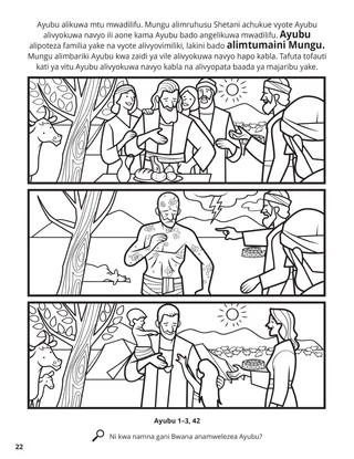 Job coloring page