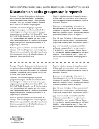 exemplaire de l’instructeur