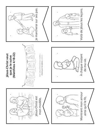 page d’activité : Jésus-Christ est mon modèle