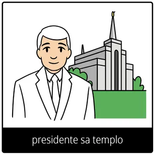 presidente sa templo nga simbolo sa ebanghelyo