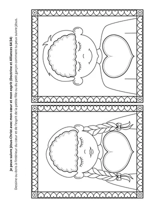 page d’activité pour les enfants