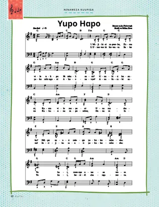 sheet music