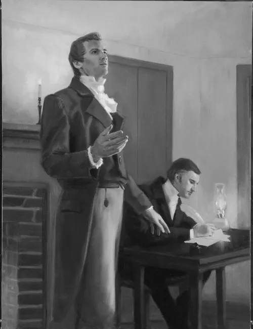 Joseph receiving revelation