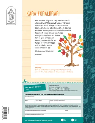 ett brev till föräldrar