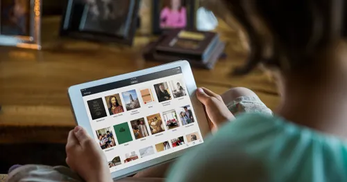 tablet showing Gospel Library