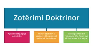 diagrami i rrjedhës për zotërimin doktrinor