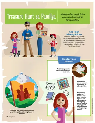 family members holding up pictures