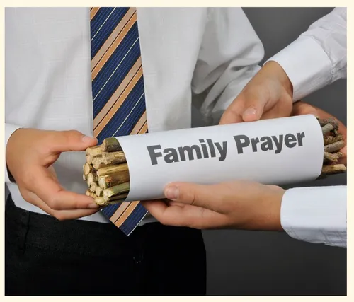 child holding a bundle of sticks