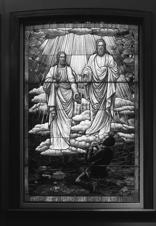 stained-glass window