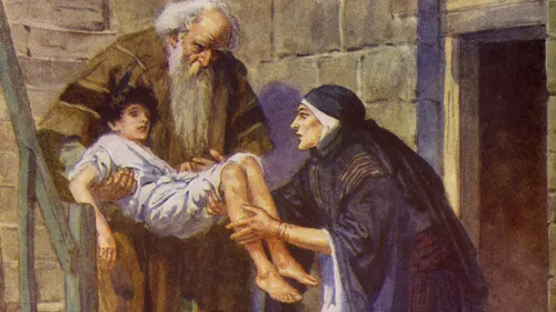 Elijah, a widow, and her son