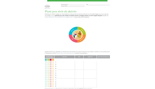 ajanda  pou sèvis ak aktivite