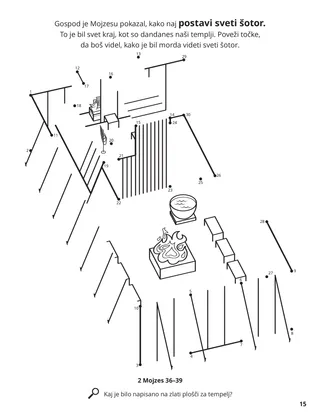 The Tabernacle coloring page