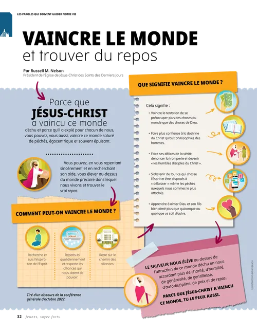 Vaincre le monde et trouver du repos